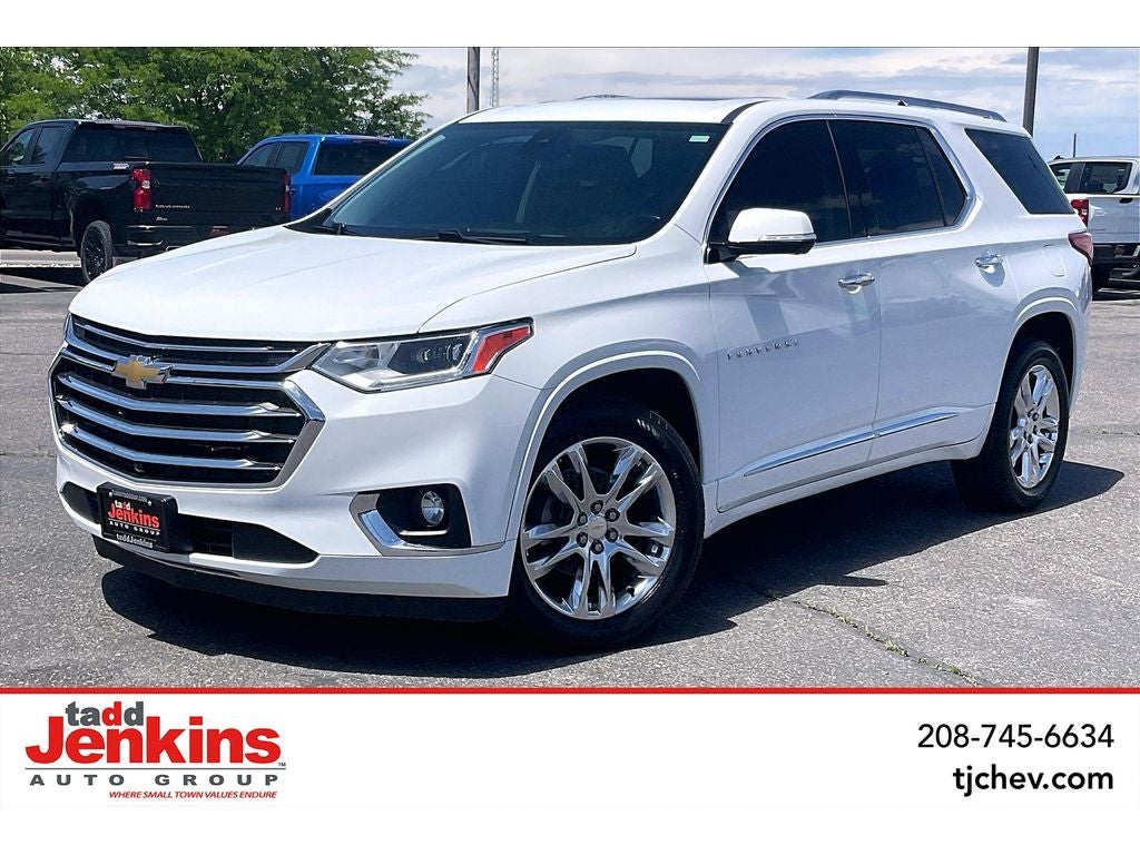 Summit White 2020 Chevrolet Traverse High Country AWD SUV / Crossover Four-Wheel Drive Automatic