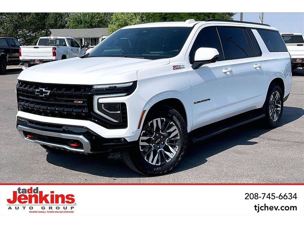 Summit White 2026 Chevrolet Suburban SUV / Crossover Four-Wheel Drive Automatic