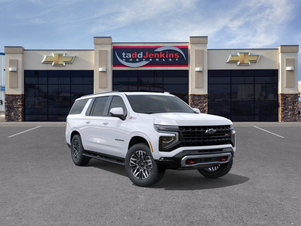 Summit White 2026 Chevrolet Suburban SUV / Crossover Four-Wheel Drive Automatic