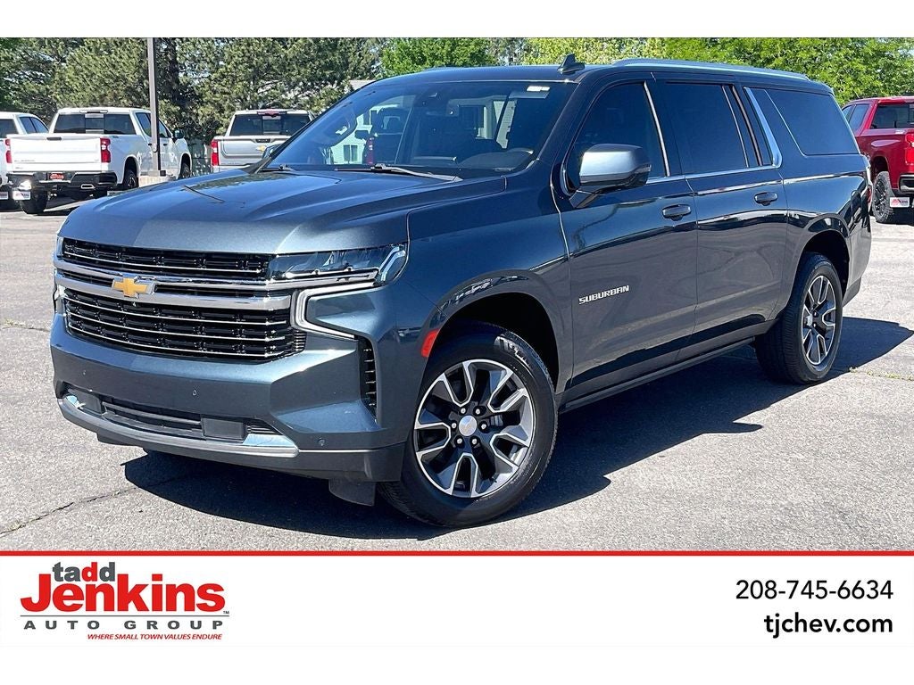 Shadow Gray Metallic 2021 Chevrolet Suburban SUV / Crossover Four-Wheel Drive Automatic