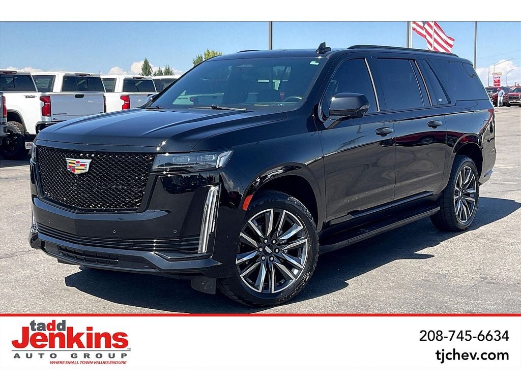 Black Raven 2022 Cadillac Escalade ESV SUV / Crossover Four-Wheel Drive Automatic
