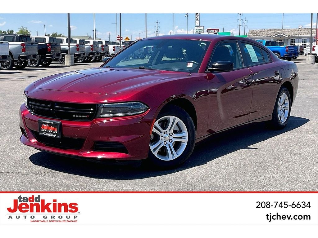 Cherry Red 2023 Dodge Charger Sedan Rear-Wheel Drive Automatic