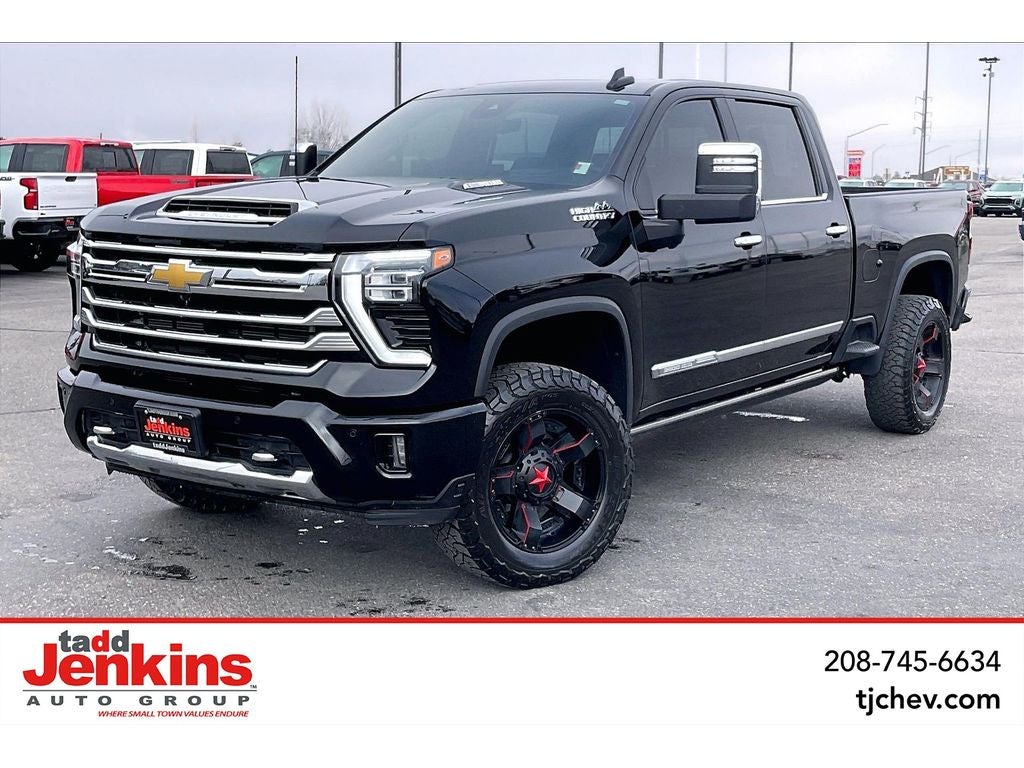Black 2025 Chevrolet Silverado 3500HD Pickup Truck Four-Wheel Drive Automatic