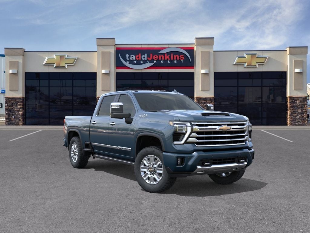 Lakeshore Blue Metallic 2026 Chevrolet Silverado 3500HD High Country Crew Cab 4WD Pickup Truck Four-Wheel Drive Automatic