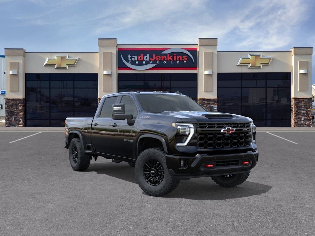Black 2026 Chevrolet Silverado 2500HD Pickup Truck Four-Wheel Drive Automatic