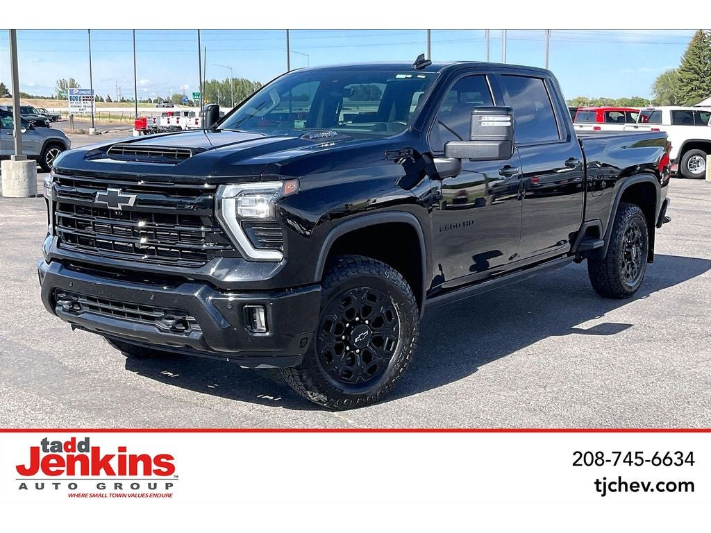 Black 2024 Chevrolet Silverado 2500HD Pickup Truck Four-Wheel Drive Automatic