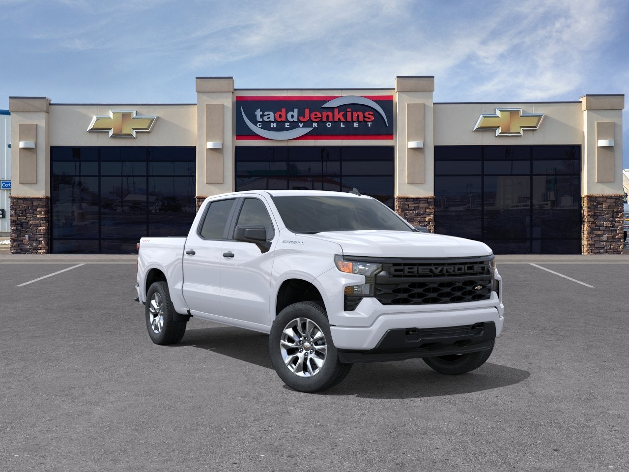 Summit White 2026 Chevrolet Silverado 1500 Pickup Truck Four-Wheel Drive Automatic