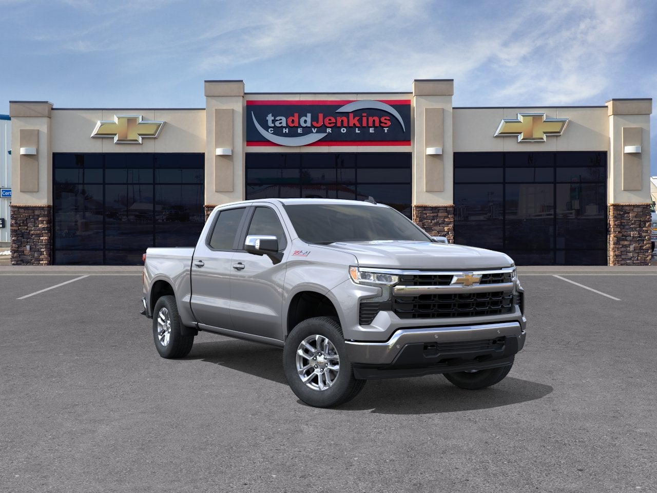 Sterling Gray Metallic 2026 Chevrolet Silverado 1500 Pickup Truck Four-Wheel Drive Automatic