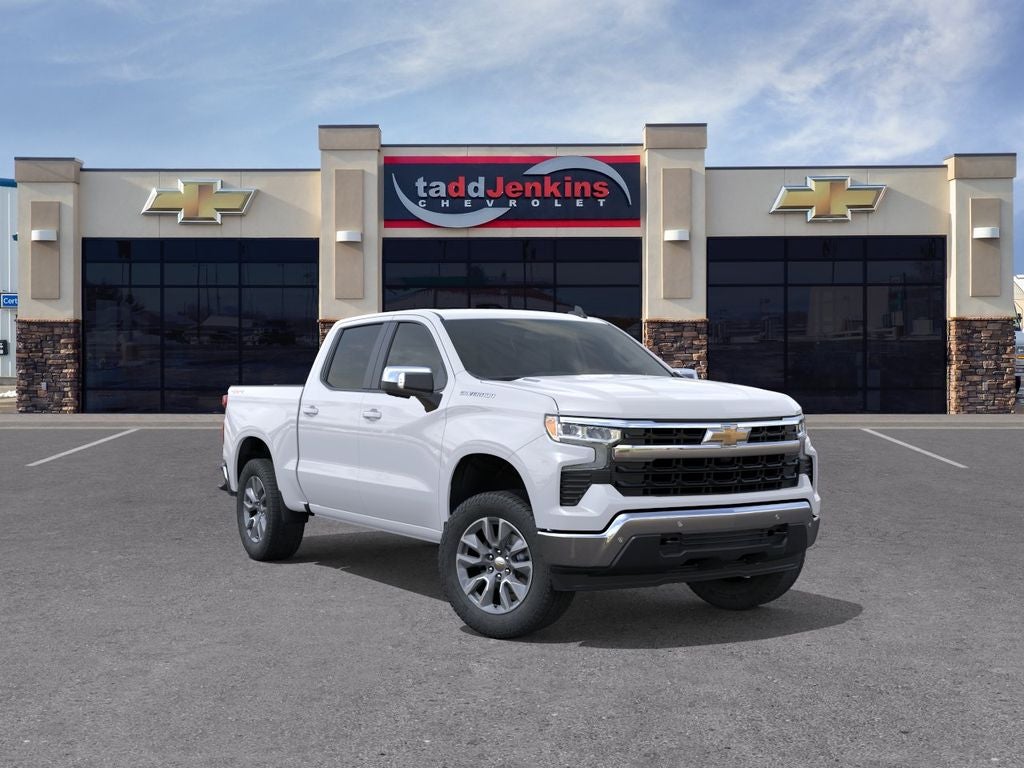 Summit White 2026 Chevrolet Silverado 1500 Pickup Truck Four-Wheel Drive Automatic