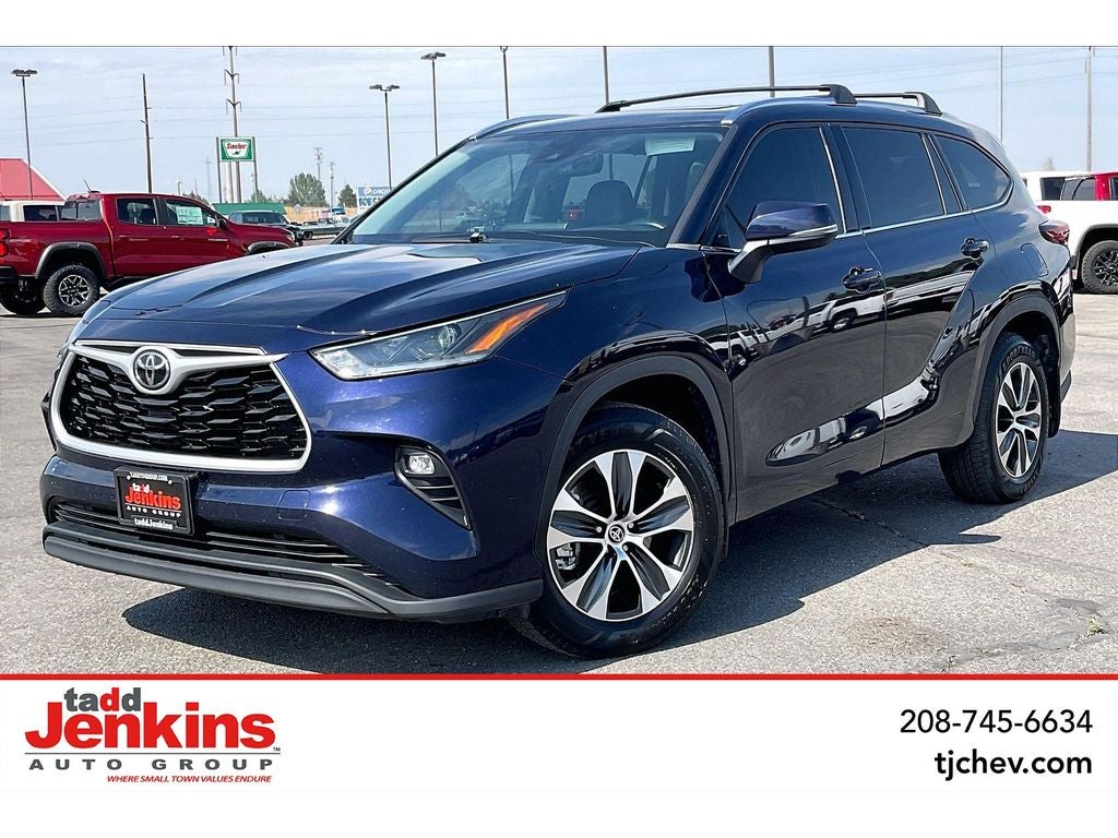 Blue 2021 Toyota Highlander SUV / Crossover All-Wheel Drive Automatic