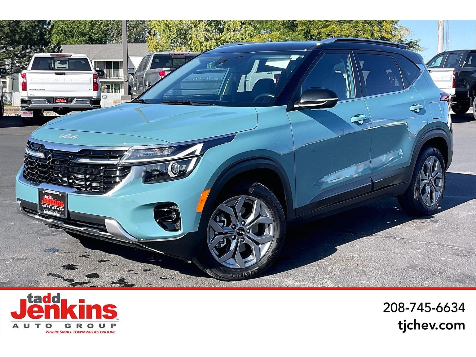 Blue 2024 Kia Seltos SUV / Crossover All-Wheel Drive 