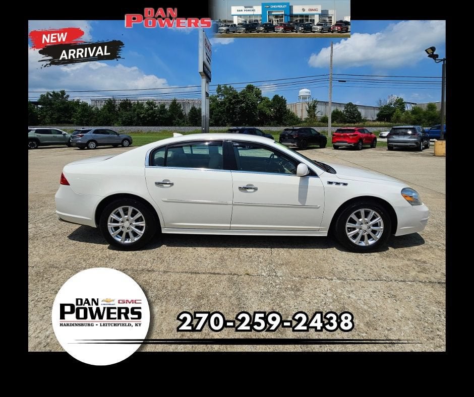 White Opal 2011 Buick Lucerne Sedan Front-Wheel Drive Automatic