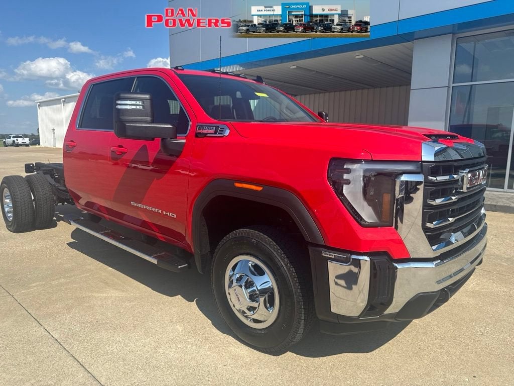 Cardinal Red 2026 GMC Sierra 3500HD Chassis Pickup Truck Four-Wheel Drive Automatic