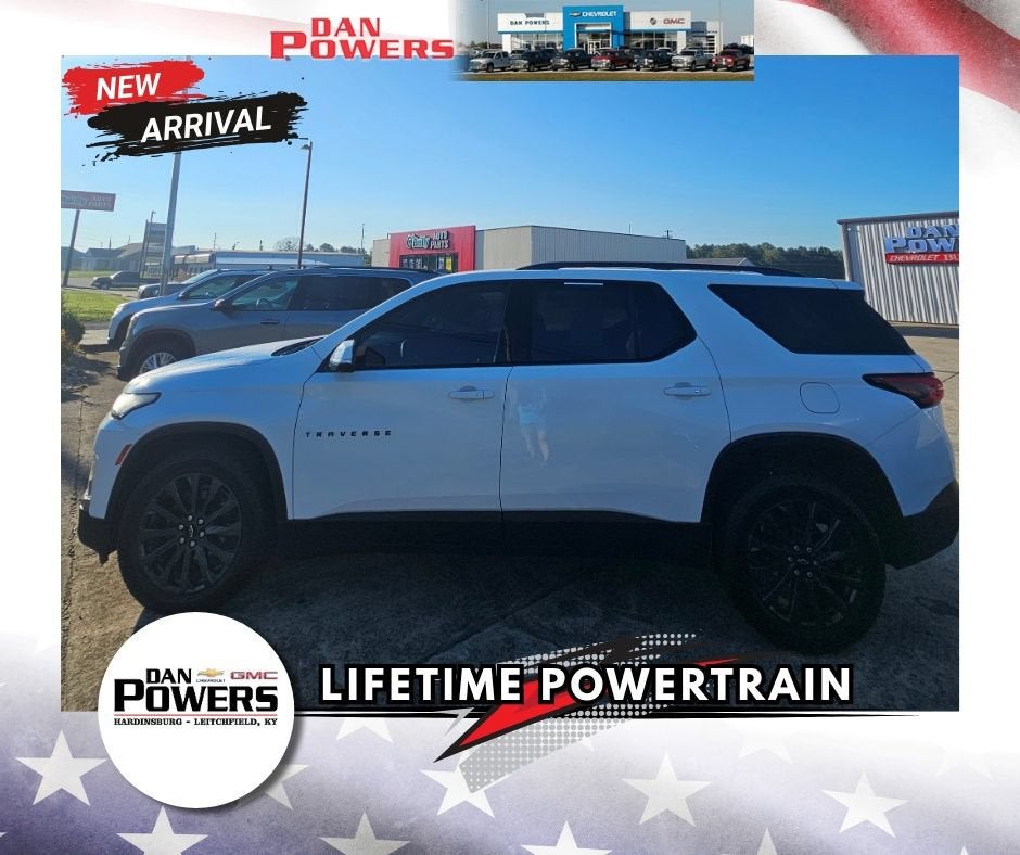 Summit White 2023 Chevrolet Traverse SUV / Crossover Four-Wheel Drive Automatic