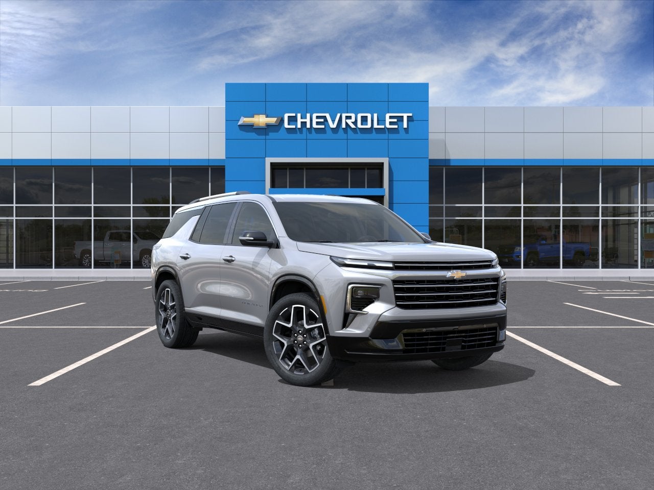 Sterling Gray Metallic 2026 Chevrolet Traverse SUV / Crossover Four-Wheel Drive Automatic