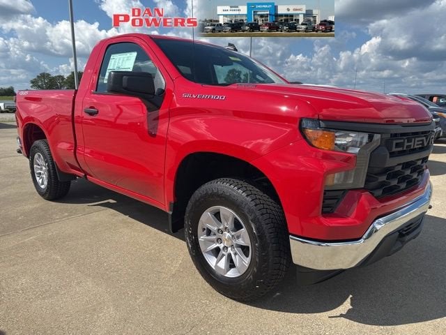Red Hot 2025 Chevrolet Silverado 1500 Pickup Truck Four-Wheel Drive Automatic