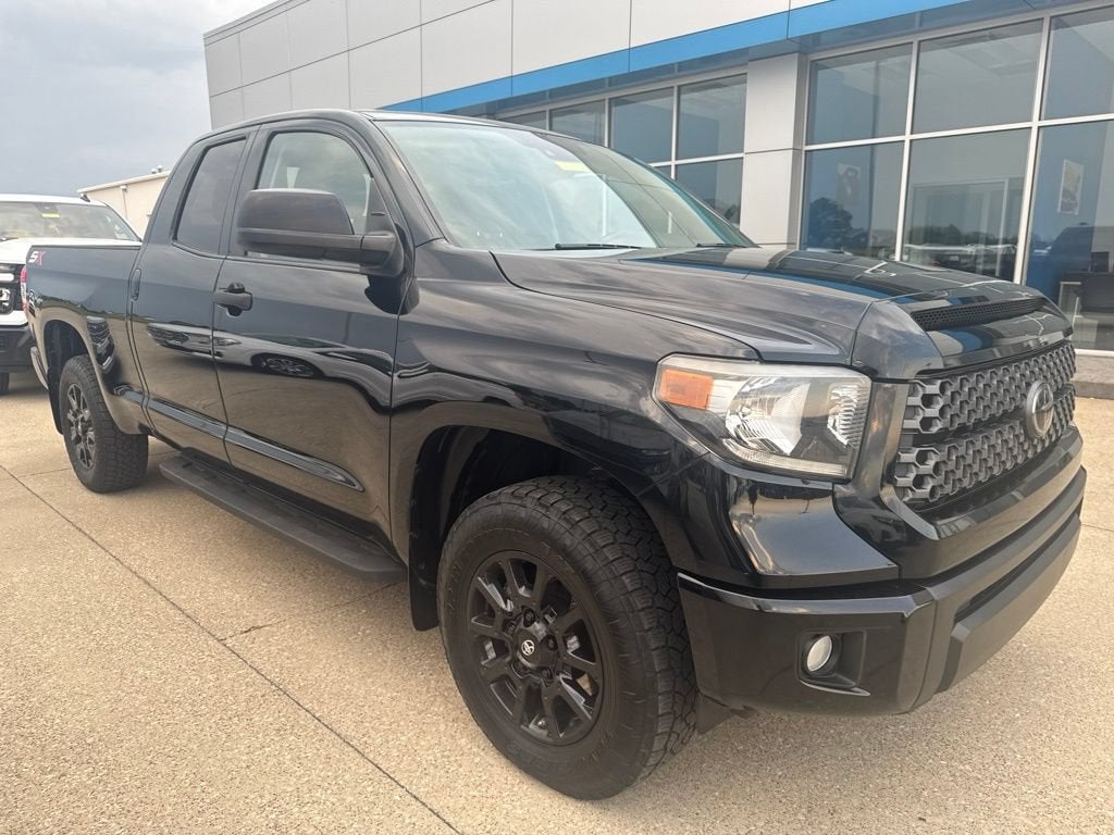 Black 2021 Toyota Tundra Pickup Truck Four-Wheel Drive Automatic