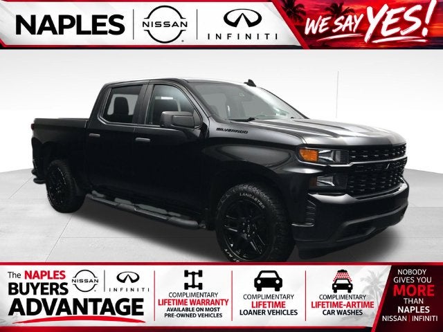 Black 2022 Chevrolet Silverado 1500 Pickup Truck 4X2 8-Speed Automatic