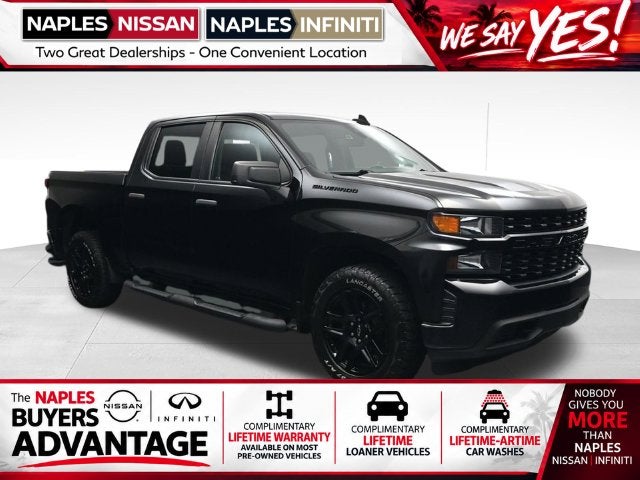 Black 2022 Chevrolet Silverado 1500 Pickup Truck 4X2 8-Speed Automatic