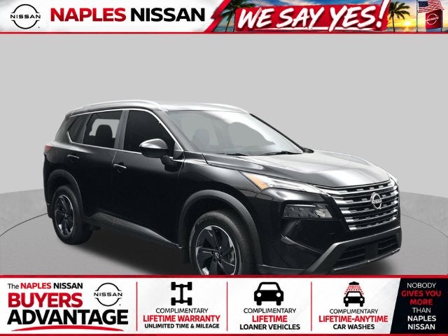 Black 2024 Nissan Rogue SUV / Crossover Front-Wheel Drive Continuously Variable Transmission