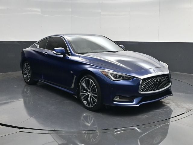 Blue 2020 INFINITI Q60 Coupe All-Wheel Drive 7-Speed Automatic