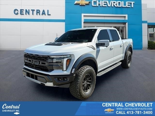White 2025 Ford F-150 Pickup Truck Four-Wheel Drive 