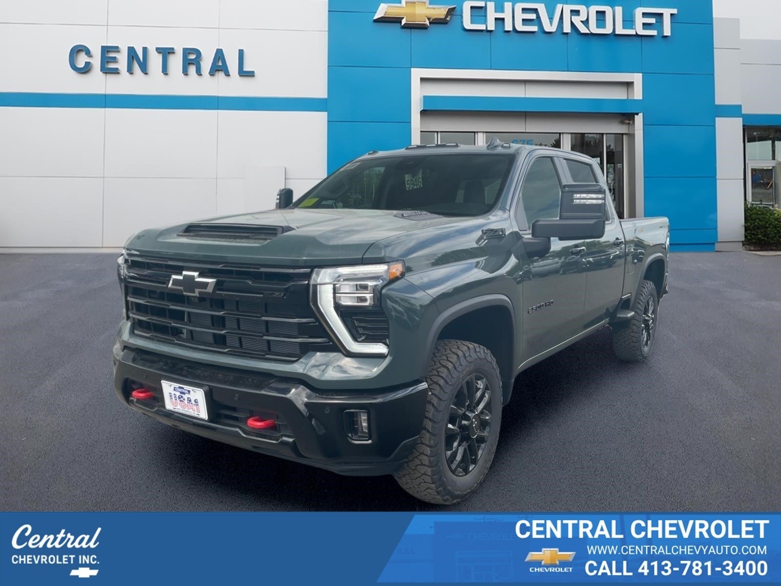Cypress Gray 2026 Chevrolet Silverado 2500HD Pickup Truck Four-Wheel Drive Automatic