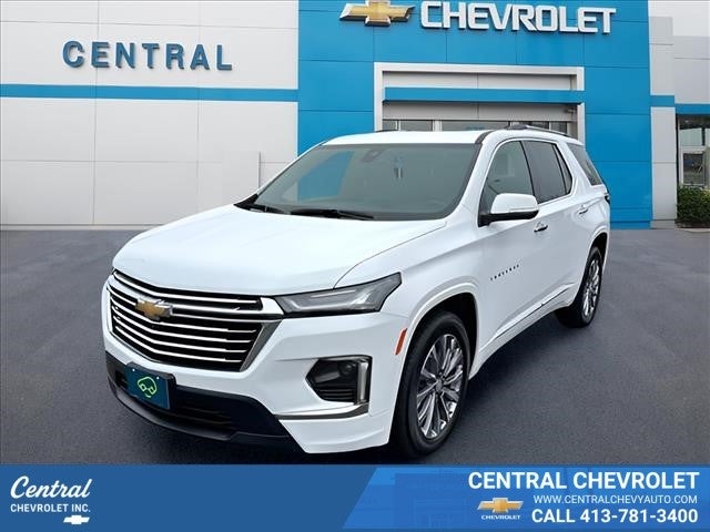 Summit White 2023 Chevrolet Traverse Premier AWD SUV / Crossover Four-Wheel Drive Automatic