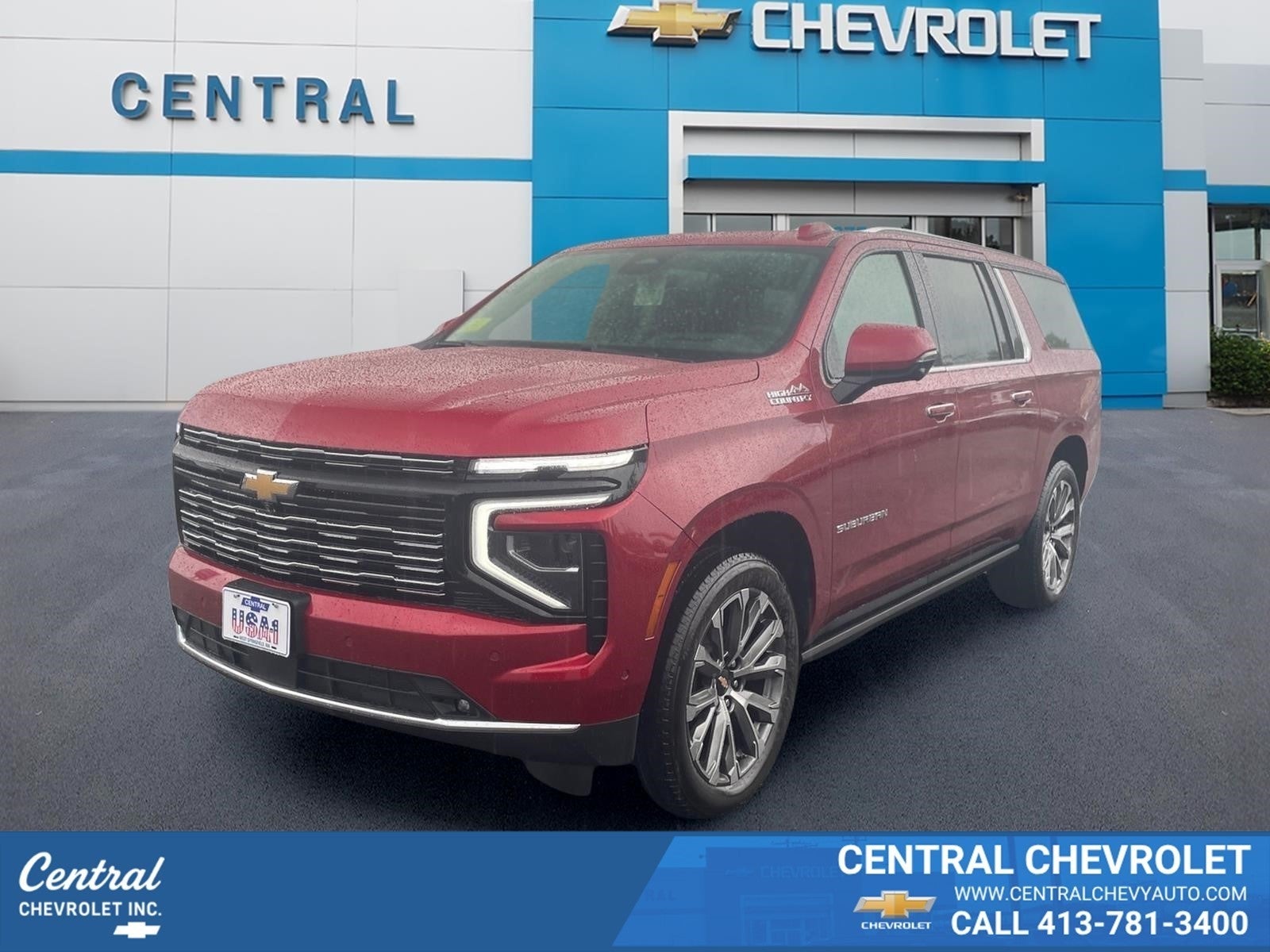Radiant Red Tintcoat 2026 Chevrolet Suburban SUV / Crossover Four-Wheel Drive Automatic