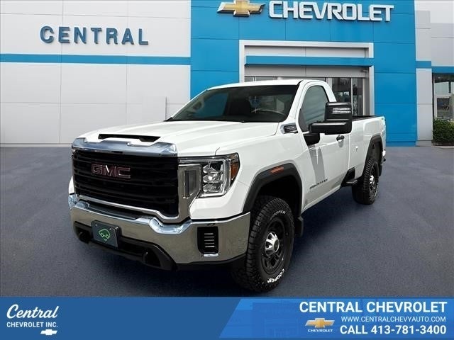 Summit White 2021 GMC Sierra 3500HD Double Cab LB 4WD Pickup Truck Four-Wheel Drive Automatic