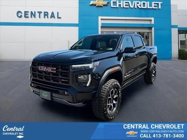 Onyx Black 2023 GMC Canyon AT4X Crew Cab 4WD Pickup Truck Four-Wheel Drive 8-Speed Automatic