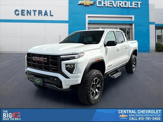 Summit White 2023 GMC Canyon AT4X Crew Cab 4WD Pickup Truck Four-Wheel Drive Automatic