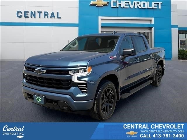 Lakeshore Blue Metallic 2024 Chevrolet Silverado 1500 Pickup Truck Four-Wheel Drive Automatic