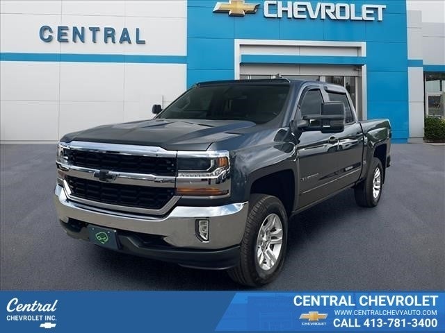 Gray (Graphite Metallic) 2017 Chevrolet Silverado 1500 LT Crew Cab 4WD Pickup Truck Four-Wheel Drive Automatic