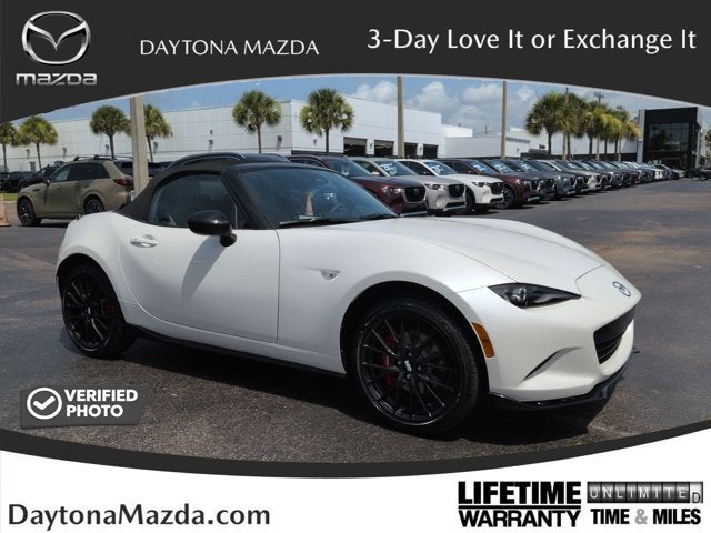 Snowflake White Pearl Mica 2026 Mazda MX-5 Miata Convertible Rear-Wheel Drive Manual