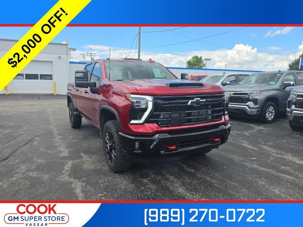 Radiant Red Tintcoat 2026 Chevrolet Silverado 2500HD Pickup Truck Four-Wheel Drive Automatic