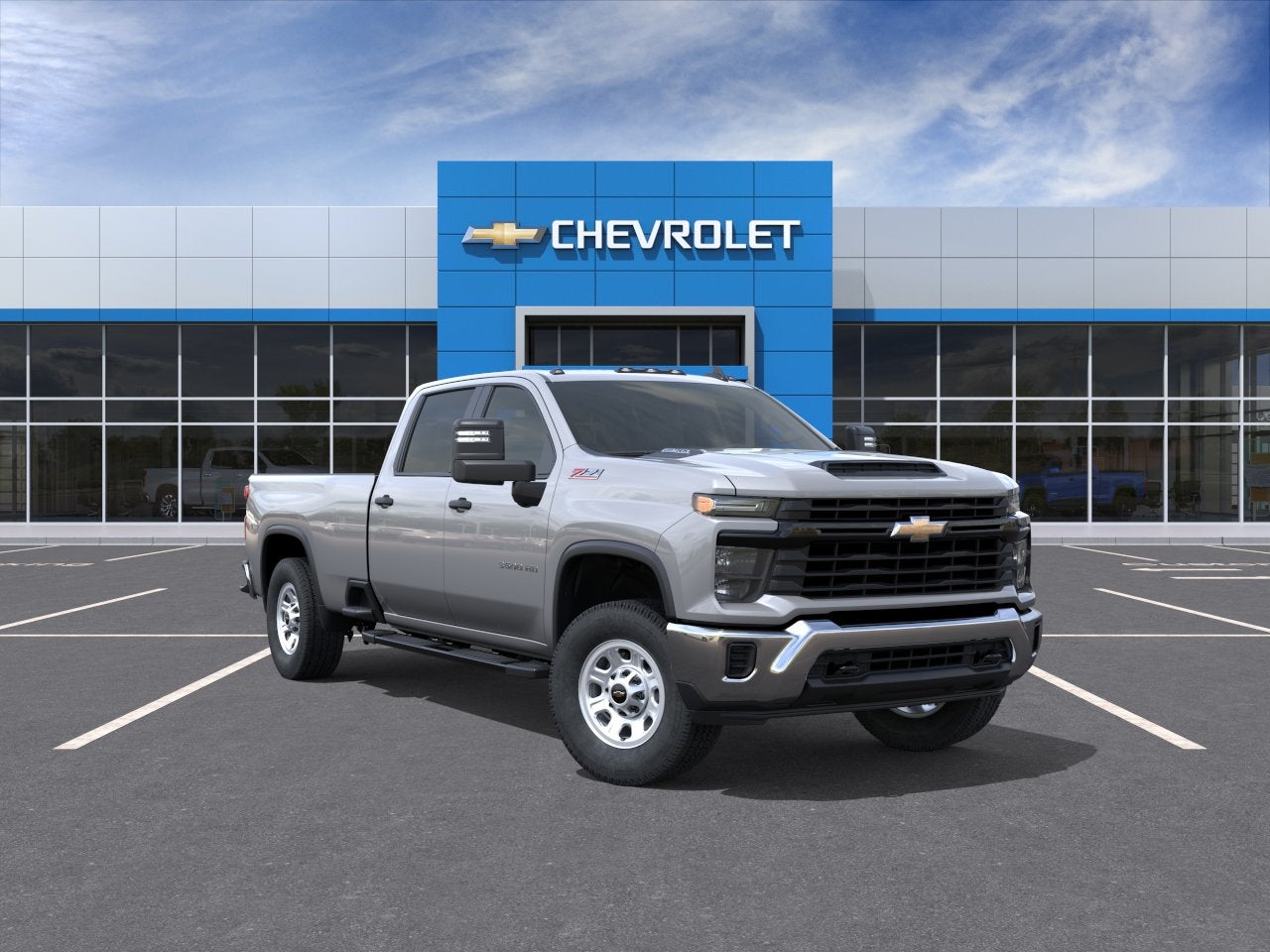 Sterling Gray Metallic 2026 Chevrolet Silverado 3500HD Pickup Truck Four-Wheel Drive Automatic