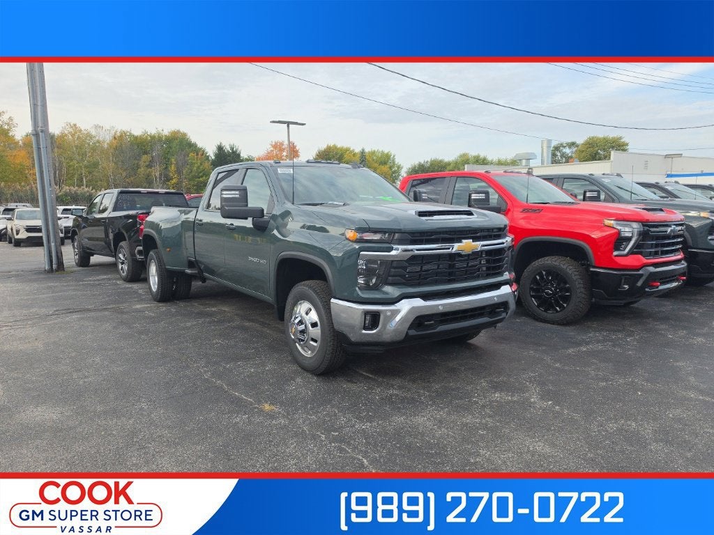 Cypress Gray 2026 Chevrolet Silverado 3500HD Pickup Truck Four-Wheel Drive Automatic
