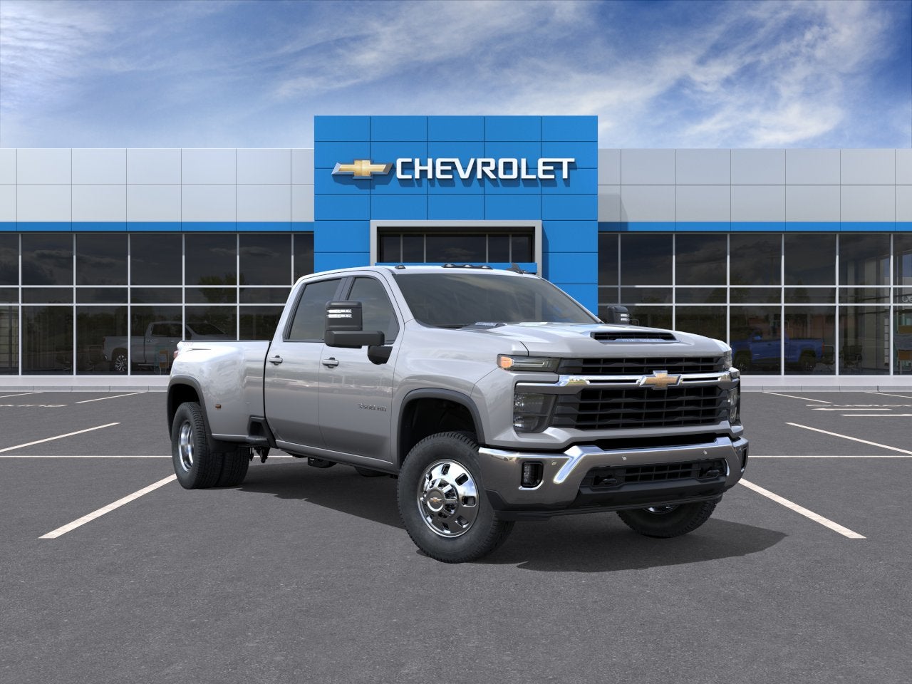 Sterling Gray Metallic 2026 Chevrolet Silverado 3500HD Pickup Truck Four-Wheel Drive Automatic