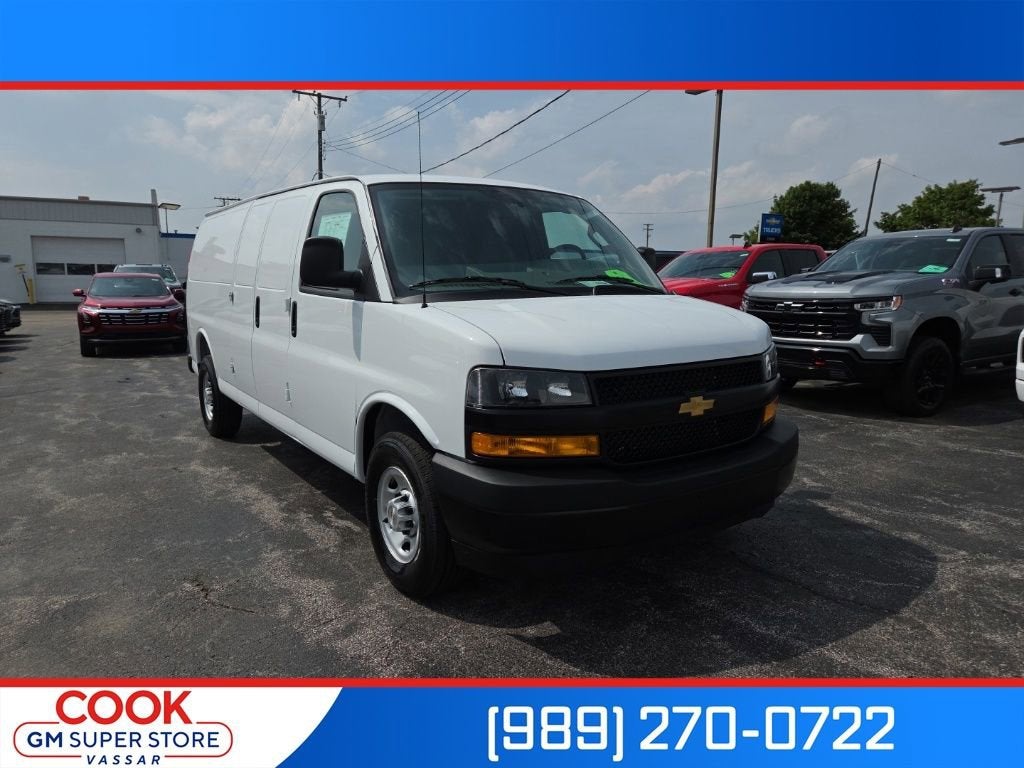Summit White 2026 Chevrolet Express Cargo Van Rear-Wheel Drive Automatic