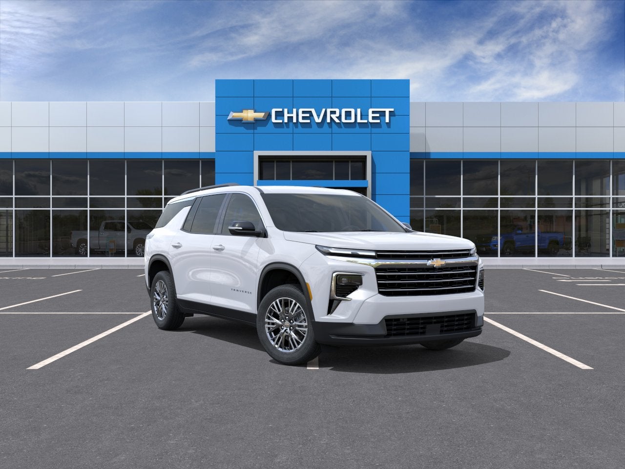 Summit White 2027 Chevrolet Traverse SUV / Crossover Four-Wheel Drive Automatic