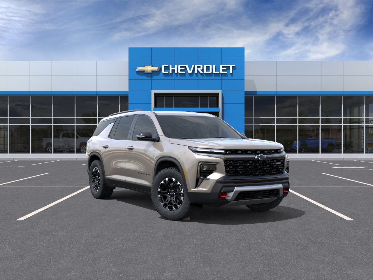 Sandstone Gray 2027 Chevrolet Traverse SUV / Crossover Four-Wheel Drive Automatic