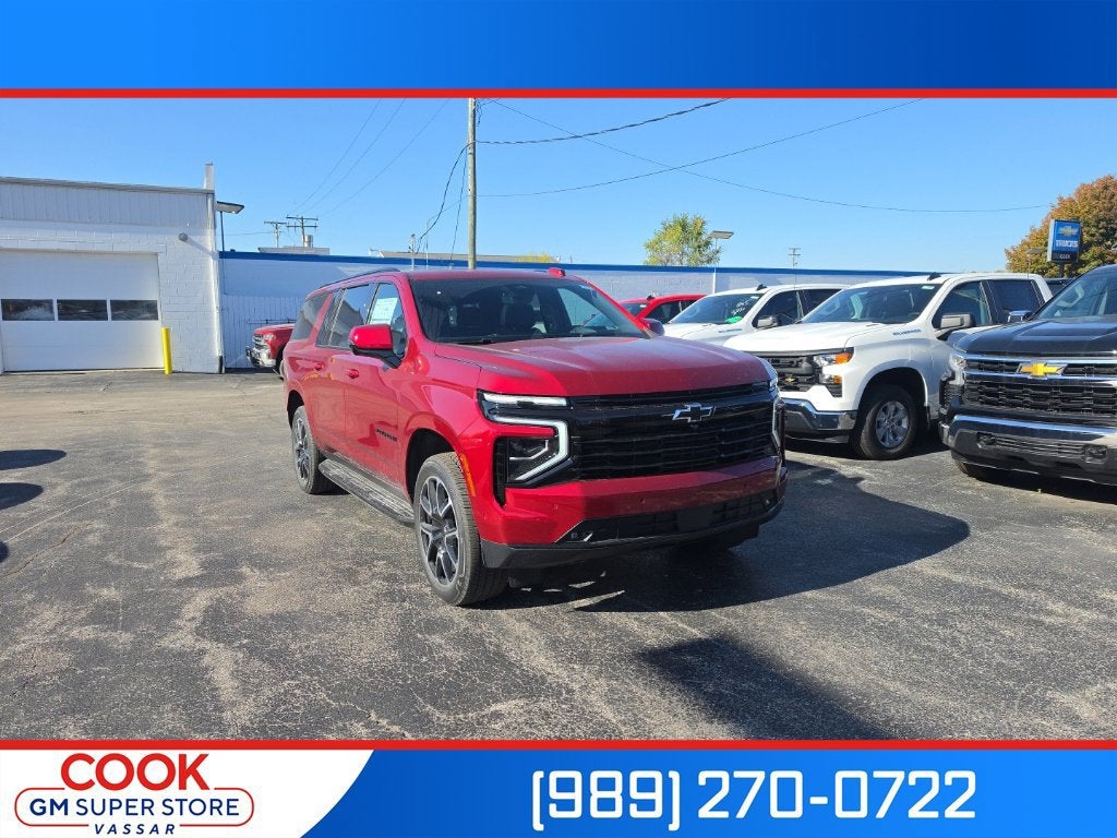 Radiant Red Tintcoat 2026 Chevrolet Suburban SUV / Crossover Four-Wheel Drive Automatic
