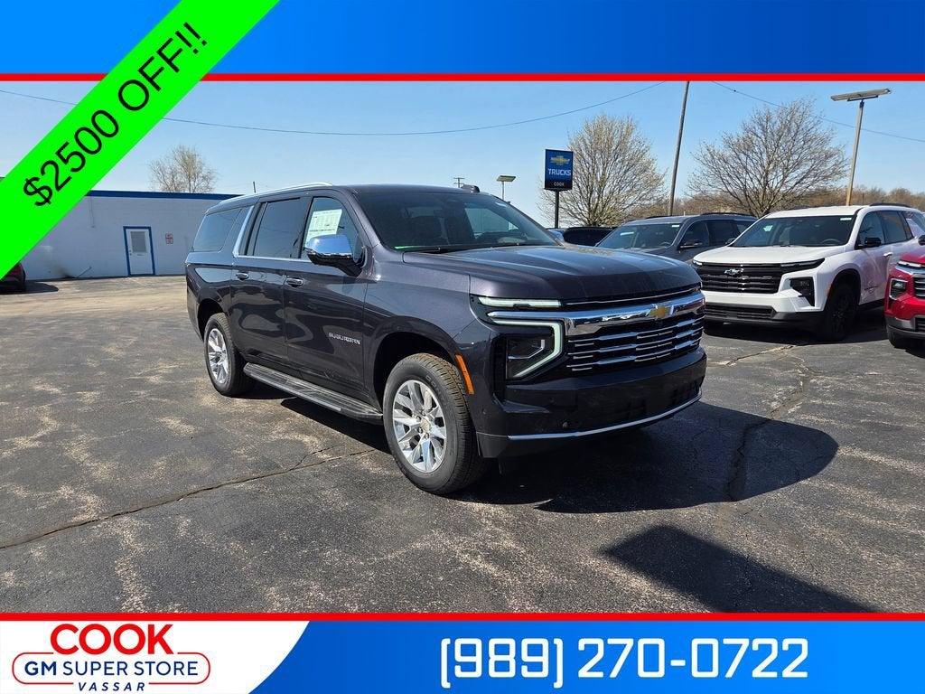 Dark Ash Metallic 2026 Chevrolet Suburban SUV / Crossover Four-Wheel Drive Automatic