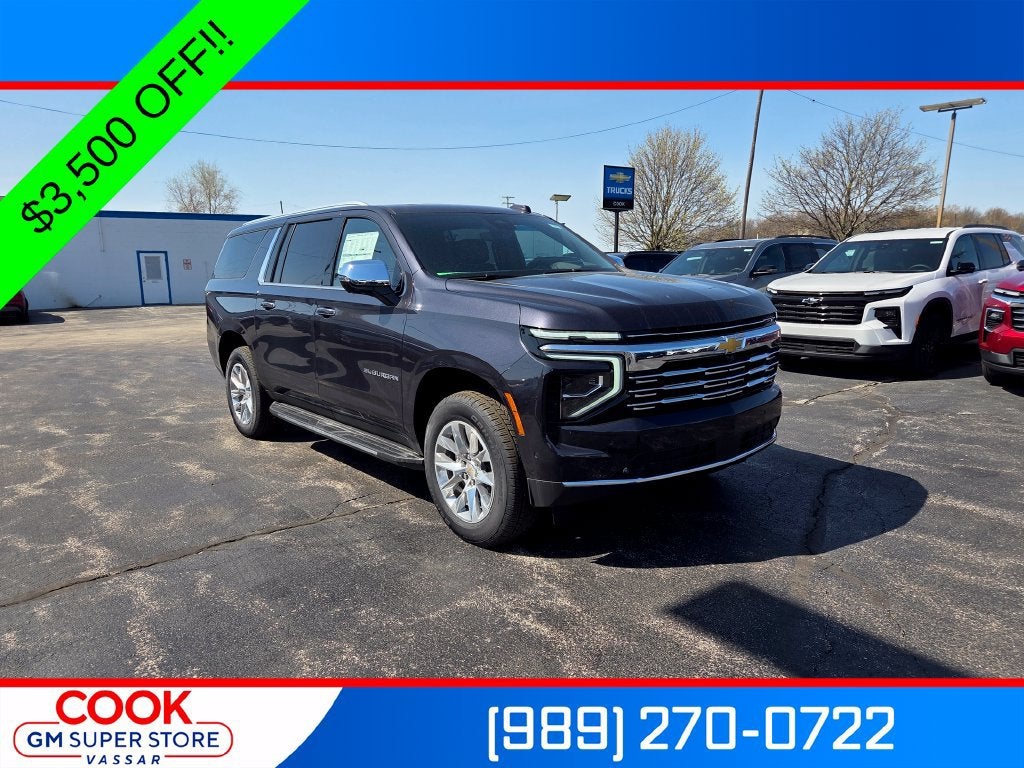 Dark Ash Metallic 2026 Chevrolet Suburban SUV / Crossover Four-Wheel Drive Automatic