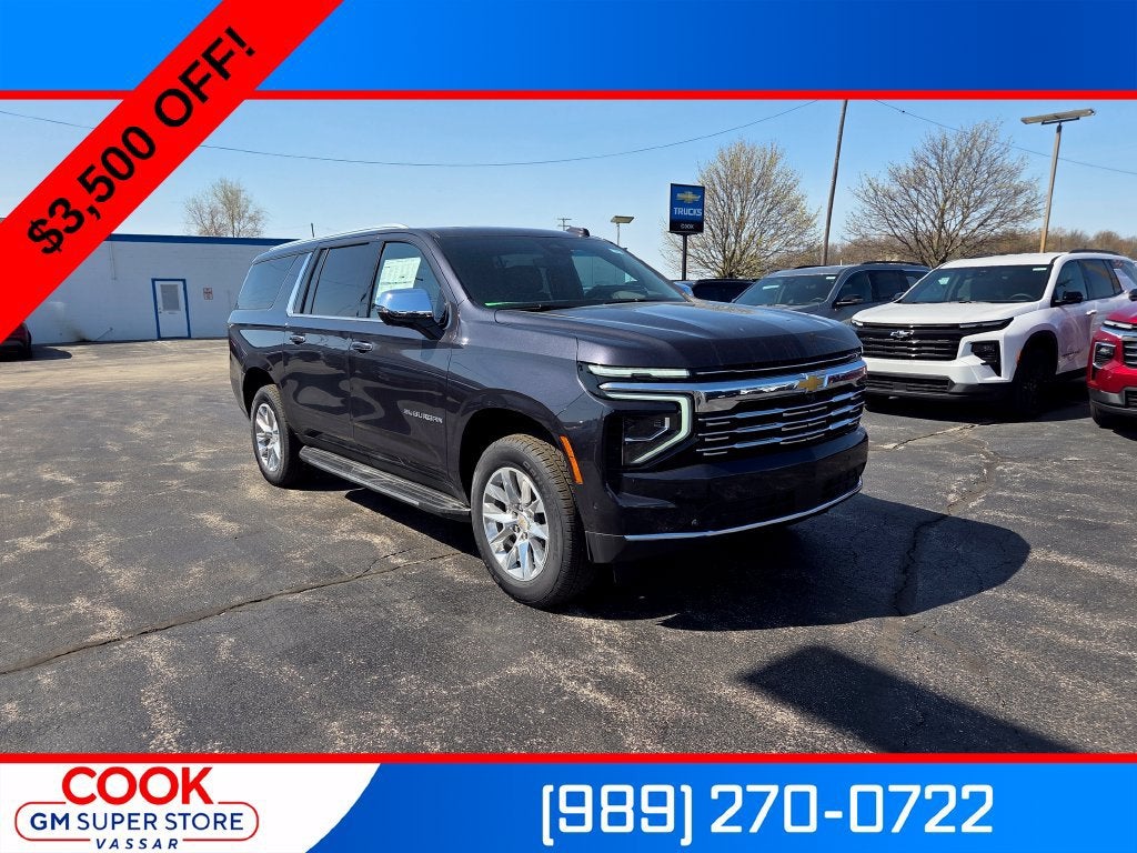 Dark Ash Metallic 2026 Chevrolet Suburban SUV / Crossover Four-Wheel Drive Automatic