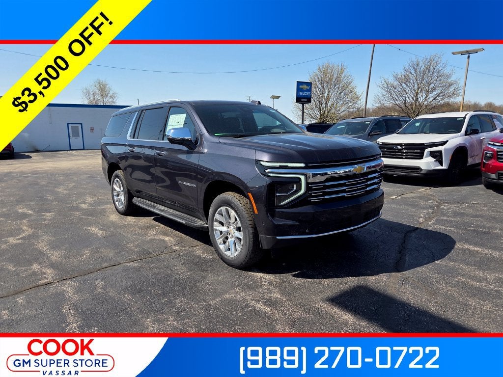 Dark Ash Metallic 2026 Chevrolet Suburban SUV / Crossover Four-Wheel Drive Automatic