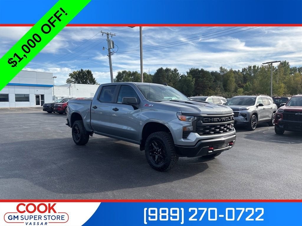 Sterling Gray Metallic 2026 Chevrolet Silverado 1500 Pickup Truck Four-Wheel Drive Automatic