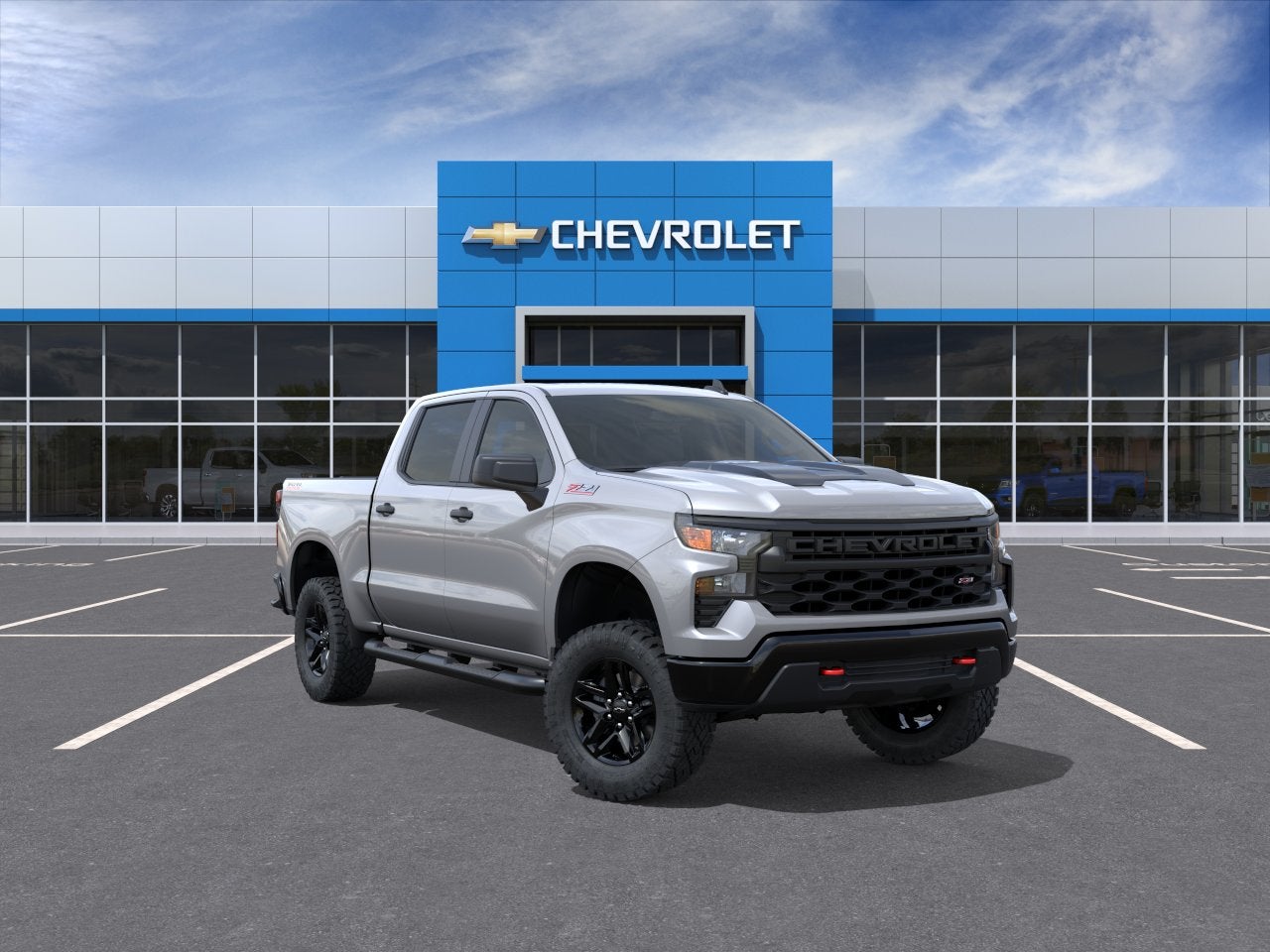 Sterling Gray Metallic 2026 Chevrolet Silverado 1500 Pickup Truck Four-Wheel Drive Automatic