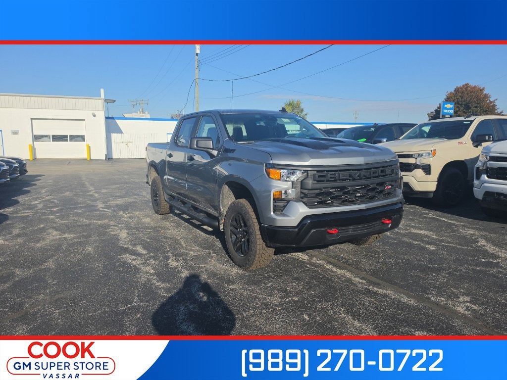 Sterling Gray Metallic 2026 Chevrolet Silverado 1500 Pickup Truck Four-Wheel Drive Automatic